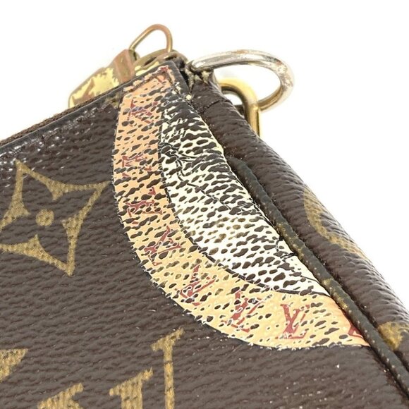 LOUIS VUITTON M95804 Monogram Label Mini Pochette Accessoires Shoulder Hand Bag - Picture 4 of 16